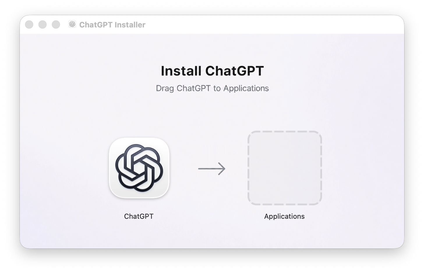 גרירת Codex לתיקיית Applications