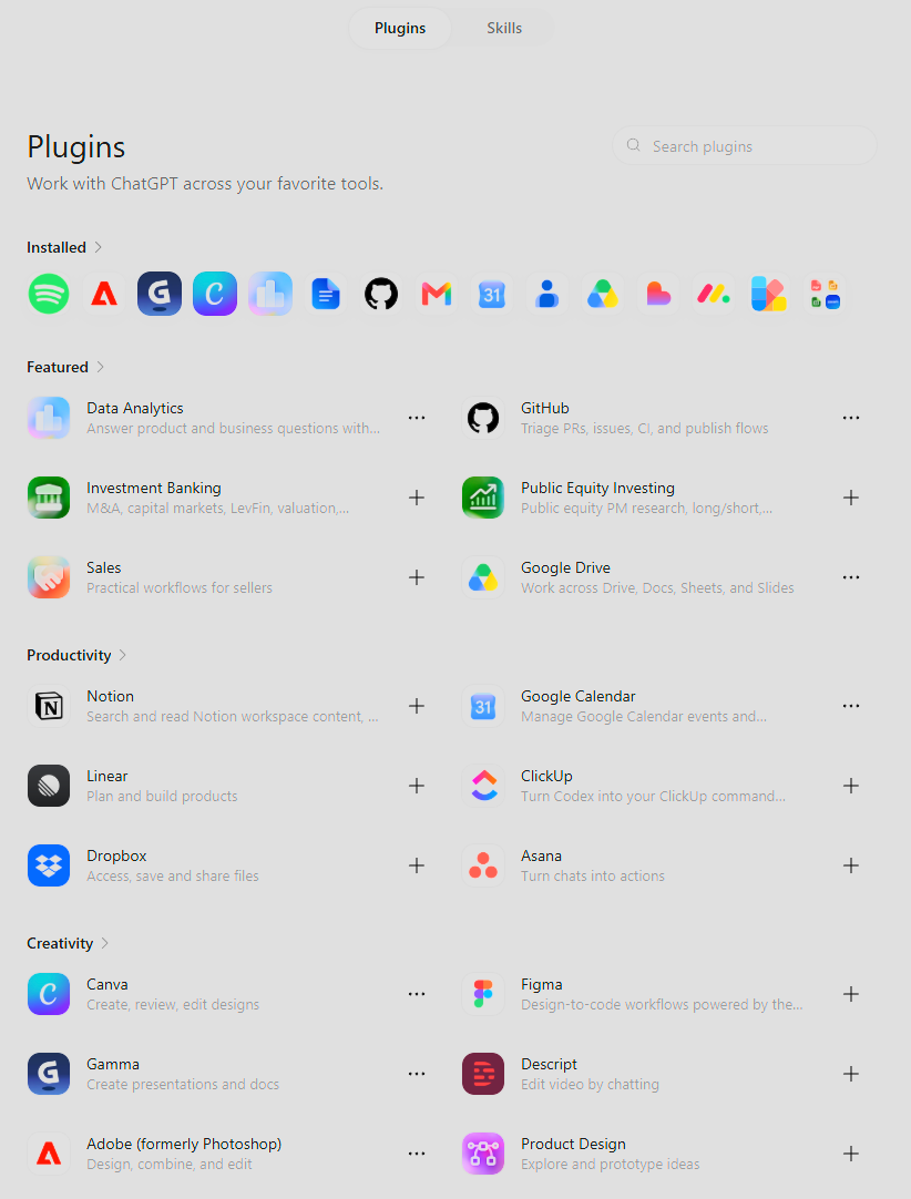 Plugins