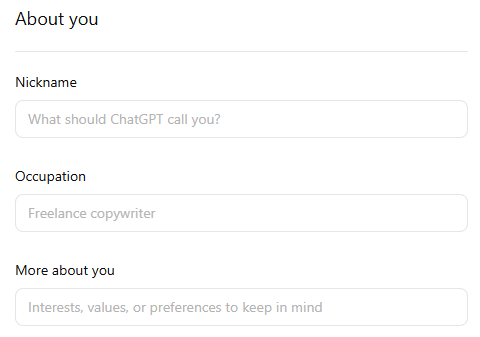 שדות About you