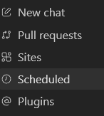 מסך Scheduled